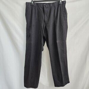 Dockers Cargo Pants Men 38x32 Black D3 Classic Fit Flat Front Cargo Pocket Mens